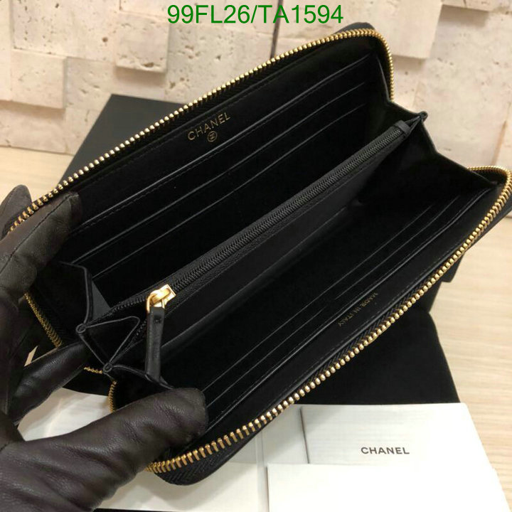 Chanel Bags -(Mirror)-Wallet-,Code: TA1594,$: 99USD