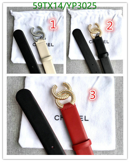 Belts-Chanel,Code: YP3025,$: 59USD