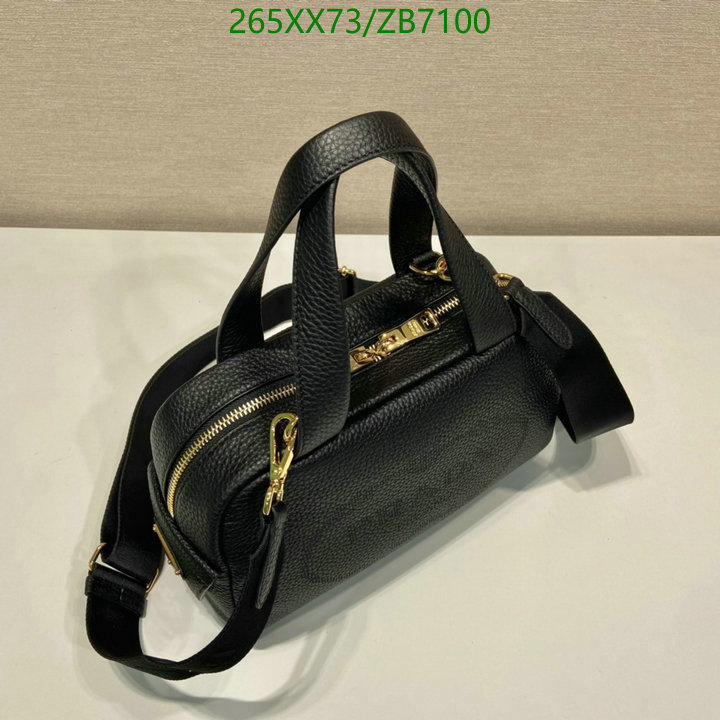 Prada Bag-(Mirror)-Handbag-,Code: ZB7100,$: 265USD