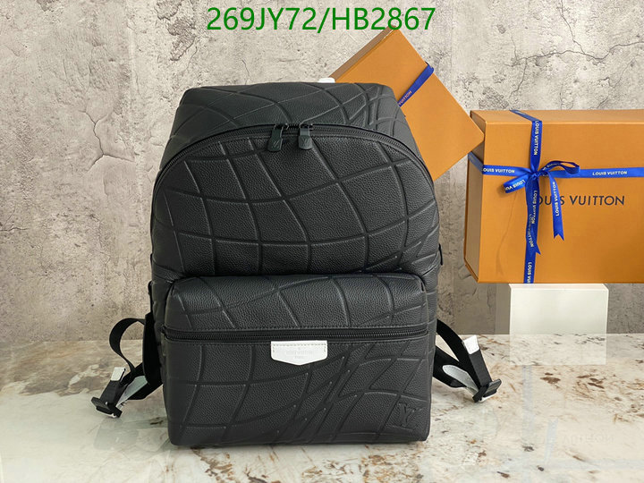LV Bags-(Mirror)-Backpack-,Code: HB2867,$: 269USD