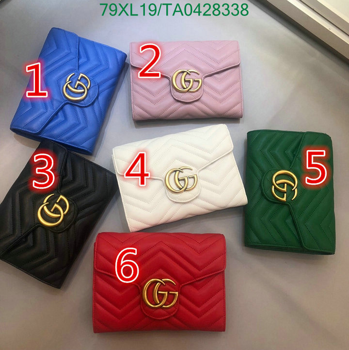 Gucci Bag-(4A)-Wallet-,Code:TA0428338,$: 79USD