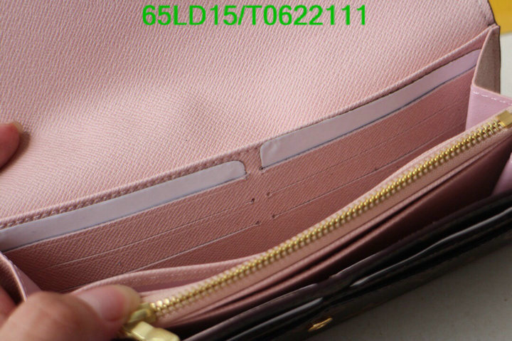 LV Bags-(Mirror)-Wallet-,Code: T0622111,$: 65USD