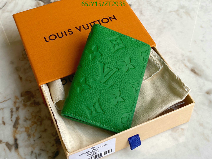 LV Bags-(Mirror)-Wallet-,Code: ZT2935,$: 65USD