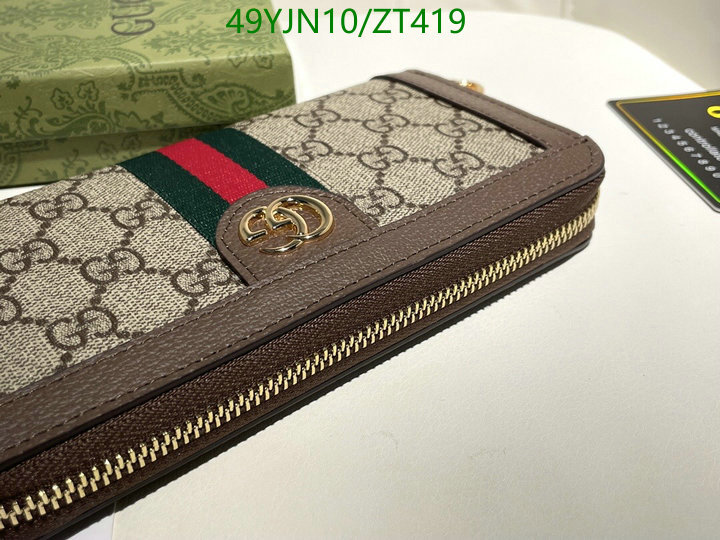 Gucci Bag-(4A)-Wallet-,Code: ZT419,$: 49USD