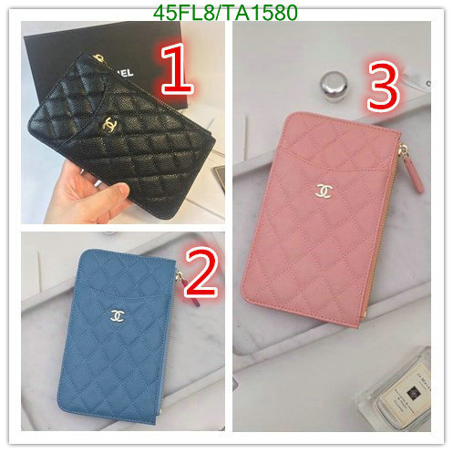 Chanel Bags ( 4A )-Wallet-,Code: TA1580,$: 45USD