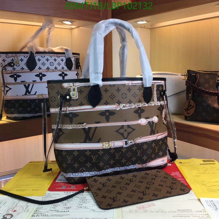 LV Bags-(4A)-Neverfull-,Code: LBP102132,$: 89USD