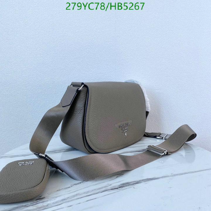 Prada Bag-(Mirror)-Diagonal-,Code: HB5267,$: 279USD