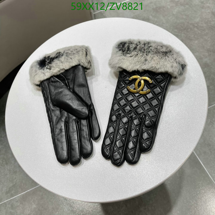 Gloves-Chanel, Code: ZV8821,$: 59USD