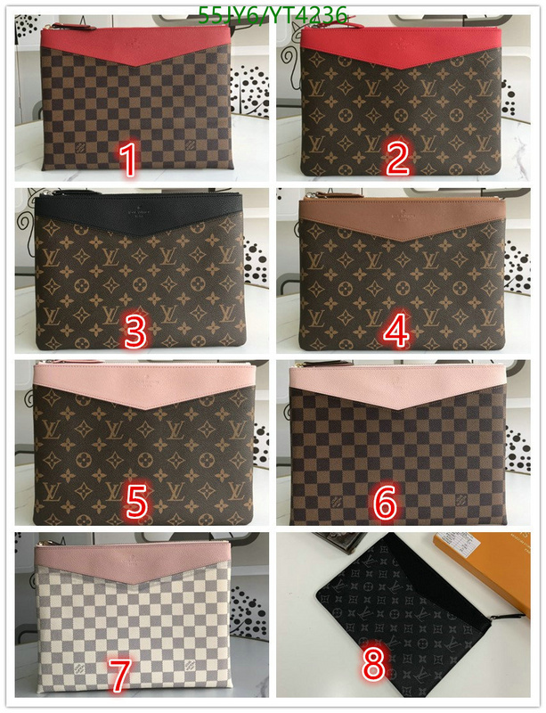 LV Bags-(4A)-Wallet-,Code: YT4236,$: 55USD