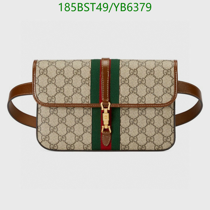 Gucci Bag-(Mirror)-Belt Bag-Chest Bag--,Code: YB6379,$: 185USD