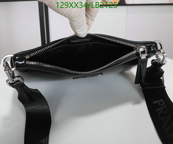 Prada Bag-(Mirror)-Diagonal-,Code: LB2125,$: 129USD