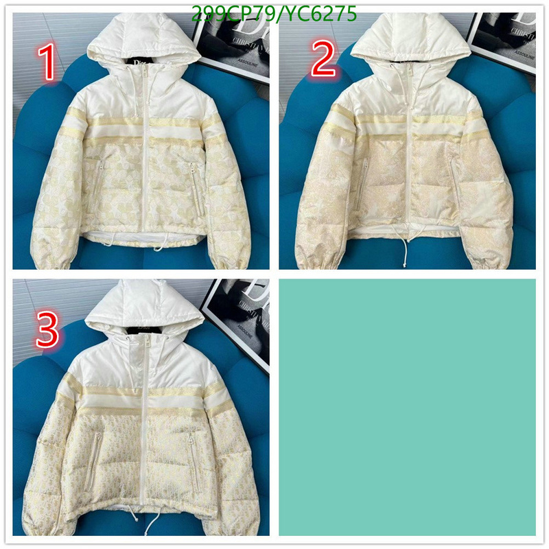 Down jacket Women-Dior, Code: YC6275,$: 299USD