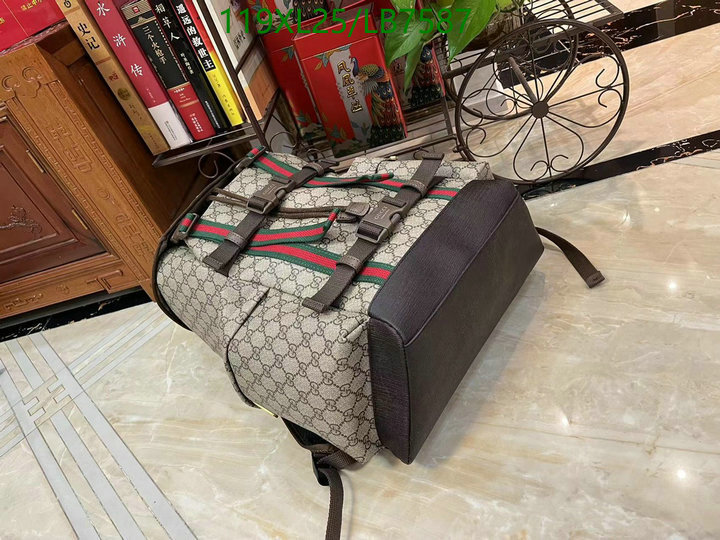 Gucci Bag-(4A)-Backpack-,Code: LB7587,$: 119USD