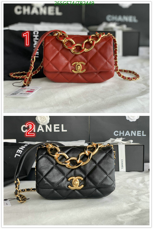 Chanel Bags -(Mirror)-Diagonal-,Code: ZB2449,$: 265USD