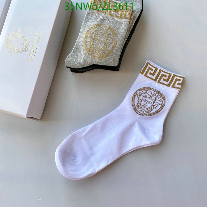 Sock-Versace, Code: ZL3611,$: 35USD