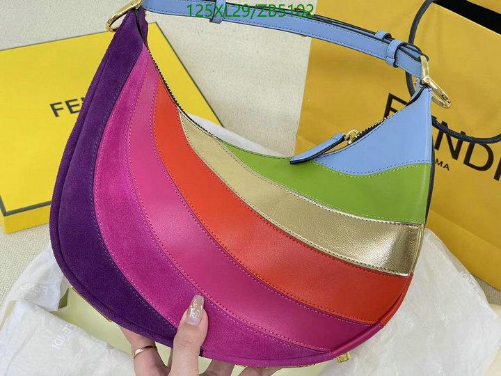 Fendi Bag-(4A)-Graphy-Cookie-,Code: ZB5102,$: 125USD