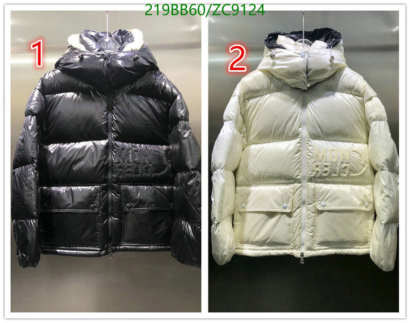 Down jacket Men-Moncler, Code: ZC9124,$: 219USD