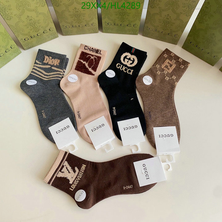 Sock-Gucci, Code: HL4289,$: 29USD