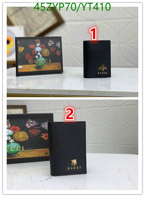 Gucci Bag-(4A)-Wallet-,Code: YT410,$: 45USD