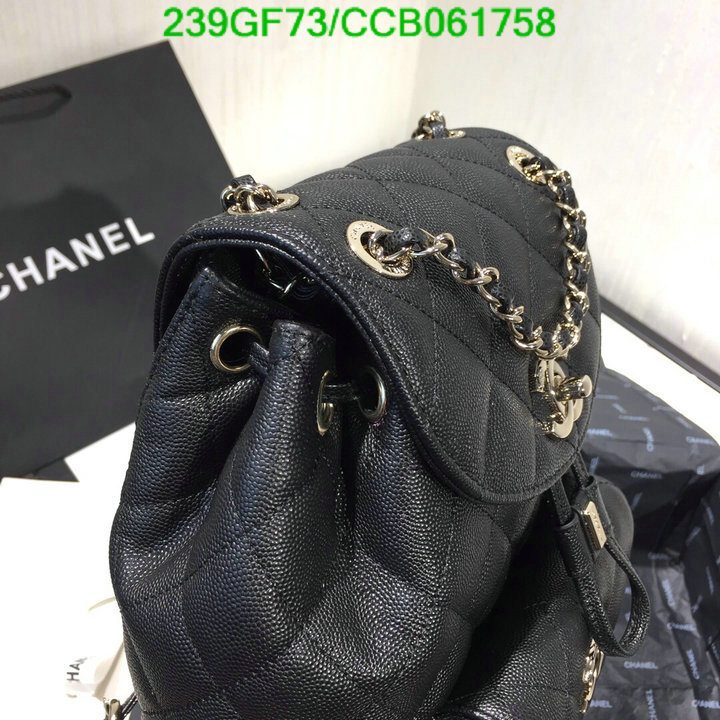 Chanel Bags -(Mirror)-Backpack-,Code: CCB061758,$: 239USD