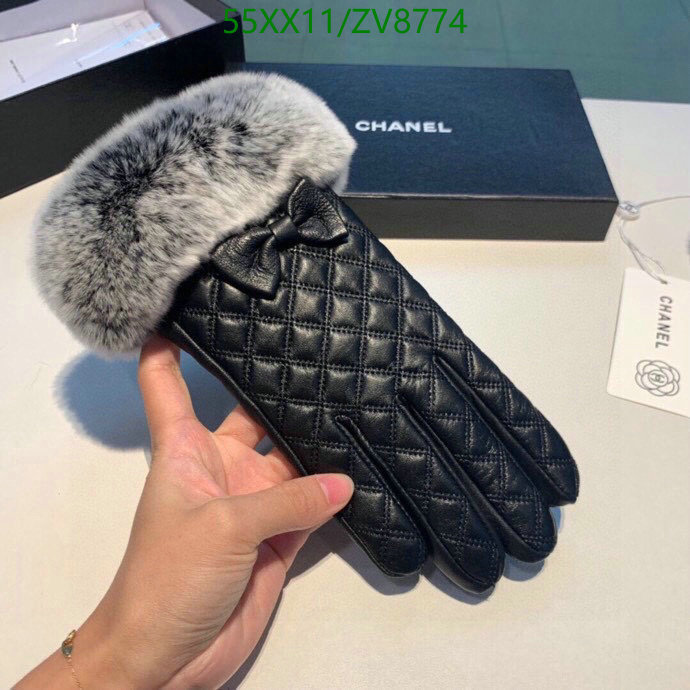 Gloves-Chanel, Code: ZV8774,$: 55USD
