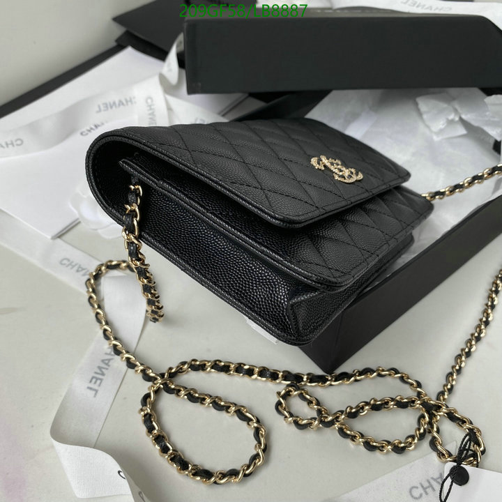 Chanel Bags -(Mirror)-Diagonal-,Code: LB8887,$: 209USD