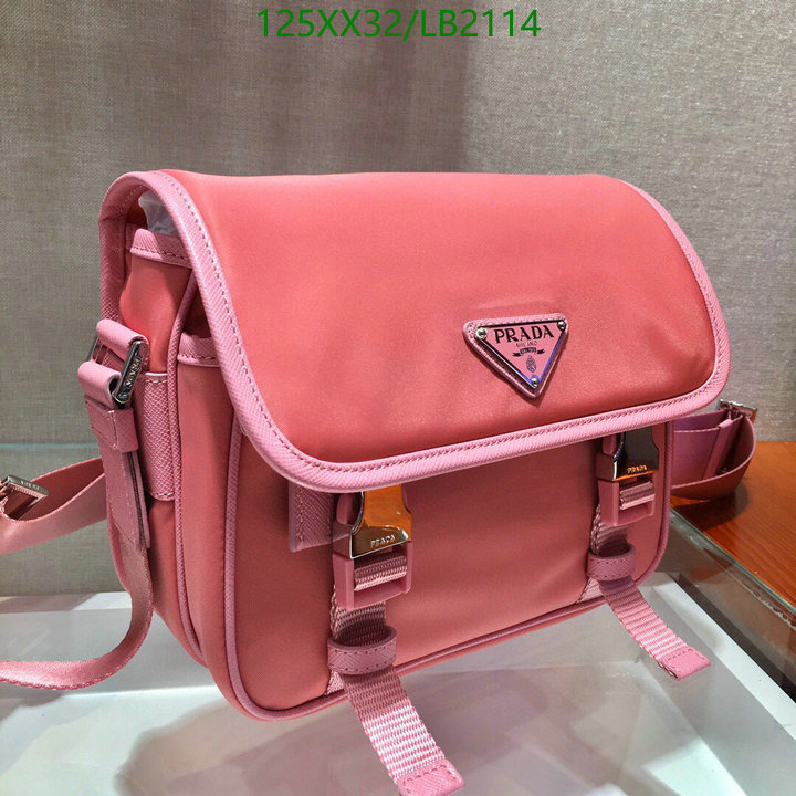 Prada Bag-(Mirror)-Diagonal-,Code: LB2114,$: 125USD