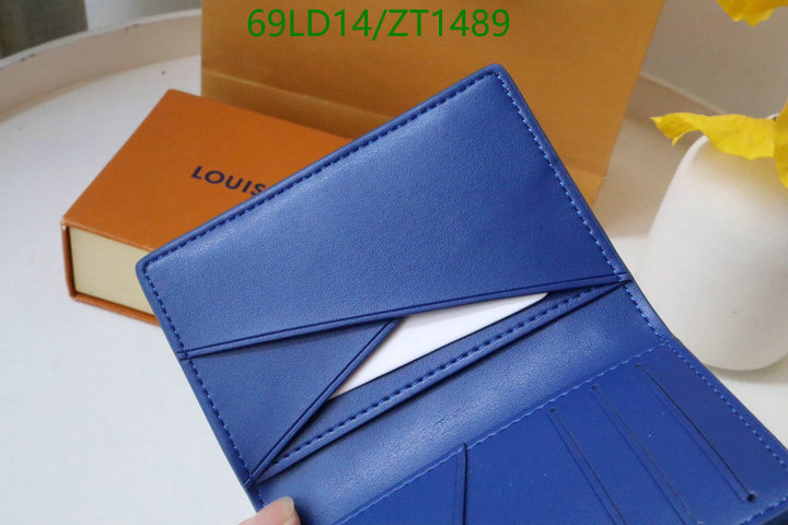 LV Bags-(Mirror)-Wallet-,Code: ZT1489,$: 69USD