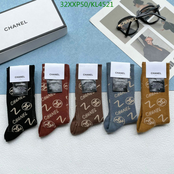 Sock-Chanel,Code: KL4521,$: 32USD