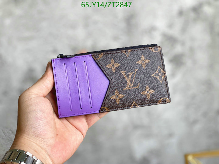 LV Bags-(Mirror)-Wallet-,Code: ZT2847,$: 65USD