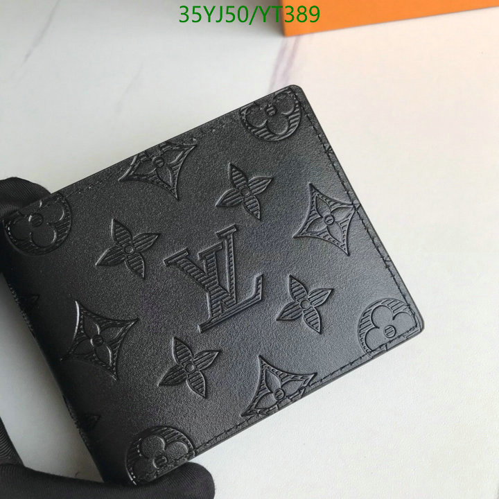 LV Bags-(4A)-Wallet-,Code: YT389,$: 35USD