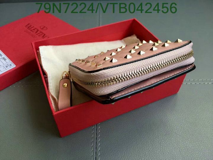 Valentino Bag-(Mirror)-Wallet-,Code: VTB042456,$:79USD