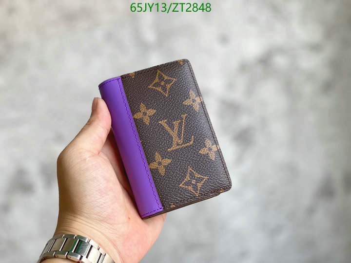 LV Bags-(Mirror)-Wallet-,Code: ZT2848,$: 65USD