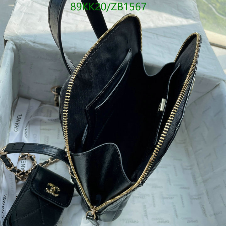 Chanel Bags ( 4A )-Backpack-,Code: ZB1567,$: 89USD