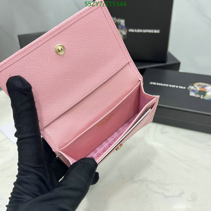 Prada Bag-(4A)-Wallet-,Code: ZT5344,$: 55USD