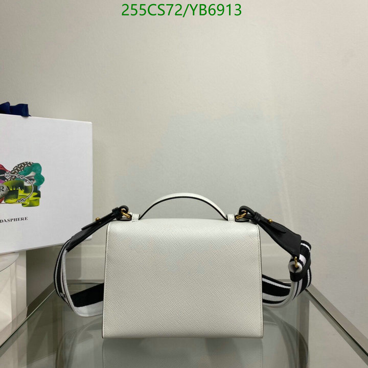 Prada Bag-(Mirror)-Diagonal-,Code: YB6913,$: 255USD