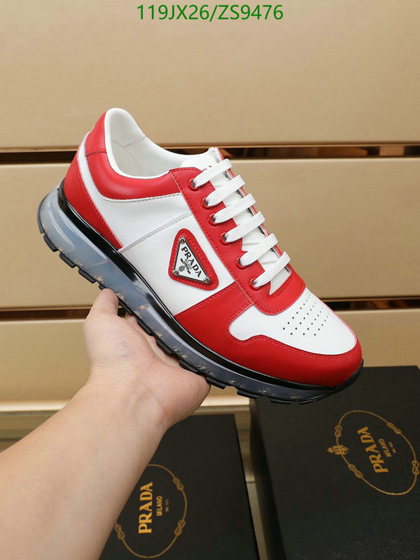 Men shoes-Prada, Code: ZS9476,$: 119USD