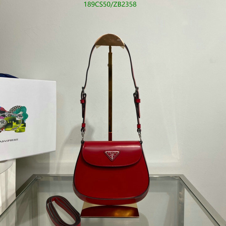 Prada Bag-(Mirror)-Cleo,Code: ZB2358,$: 189USD