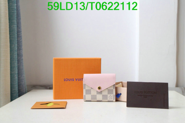 LV Bags-(Mirror)-Wallet-,Code: T0622112,$: 59USD