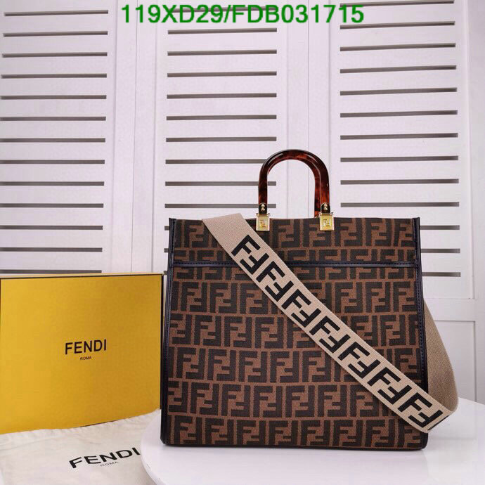 Fendi Bag-(4A)-Handbag-,Code: FDB031715,$:119USD