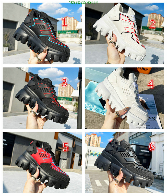 Women Shoes-Prada, Code: HS654,$: 109USD