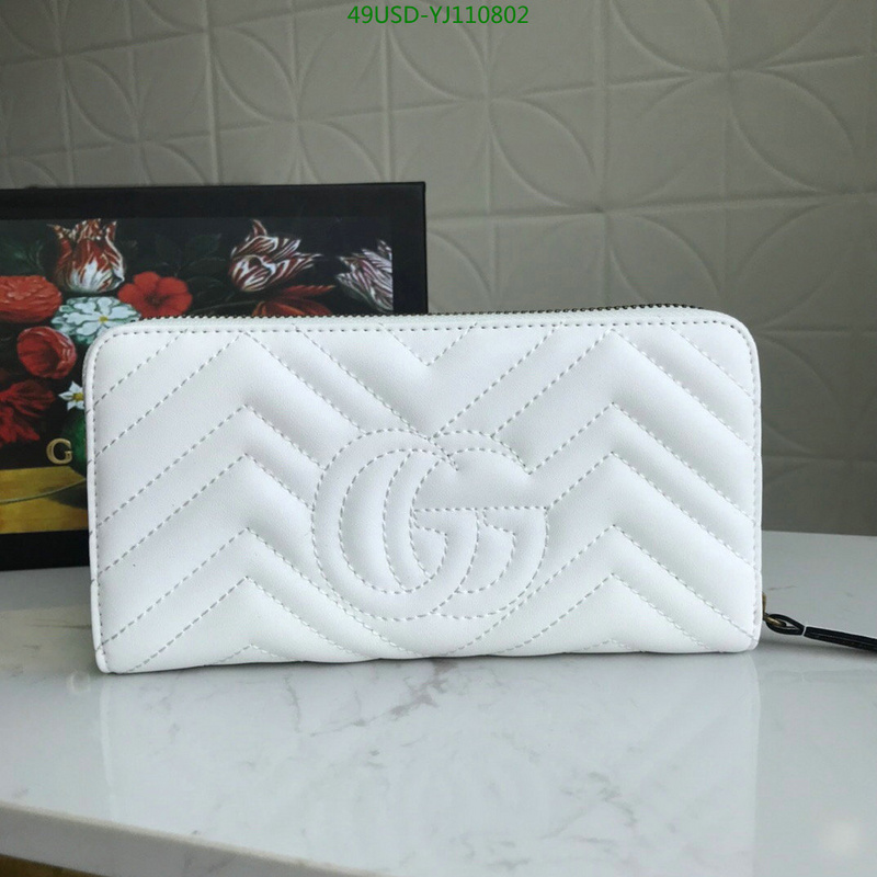 Gucci Bag-(4A)-Wallet-,Code: YJ110802,$:49USD