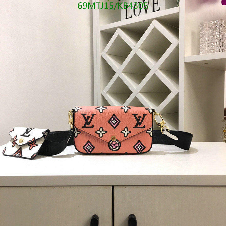 LV Bags-(4A)-New Wave Multi-Pochette-,Code: KB4305,$: 69USD