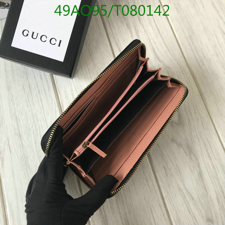 Gucci Bag-(4A)-Wallet-,Code: T080142,$:49USD