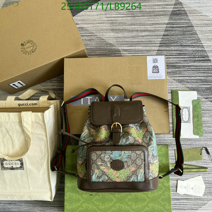 Gucci Bag-(Mirror)-Backpack-,Code: LB9264,$: 255USD