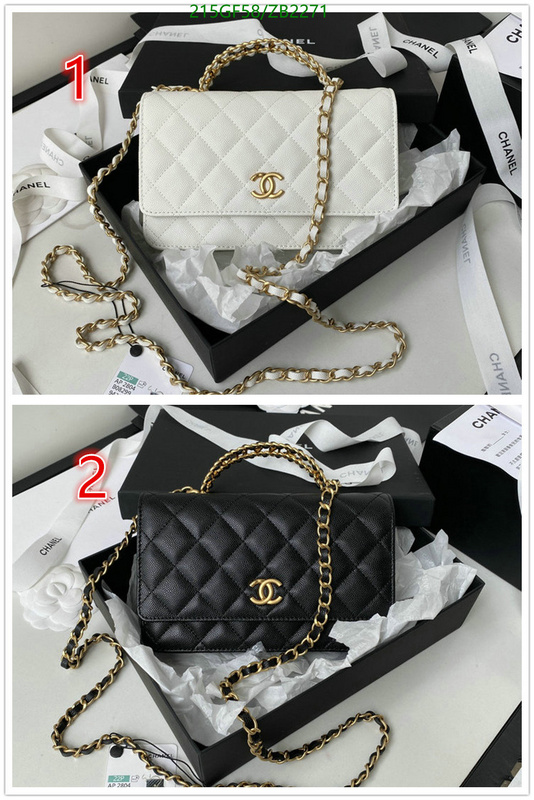 Chanel Bags -(Mirror)-Diagonal-,Code: ZB2271,$: 215USD