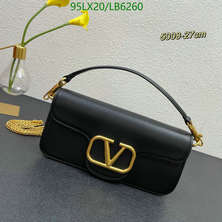 Valentino Bag-(4A)-LOC-V Logo ,Code: LB6260,$: 95USD