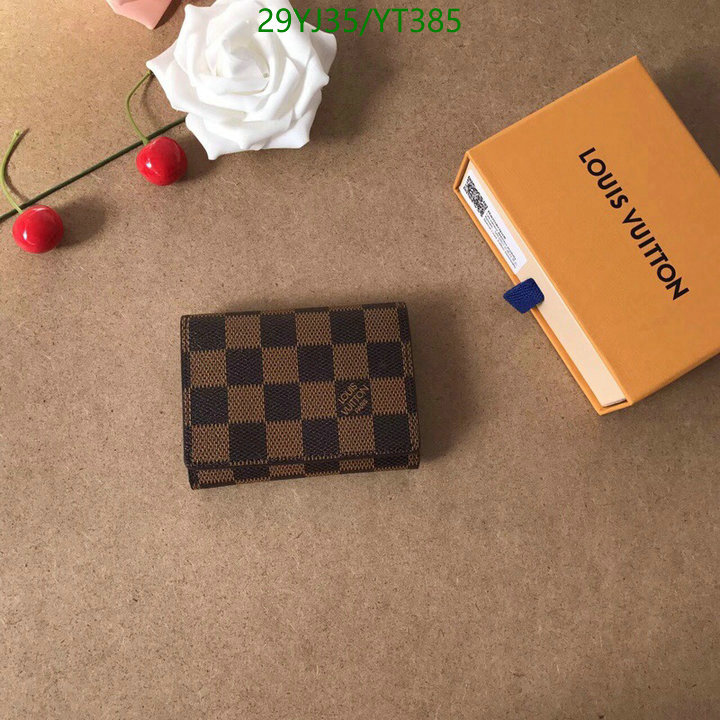 LV Bags-(4A)-Wallet-,Code: YT385,$: 29USD