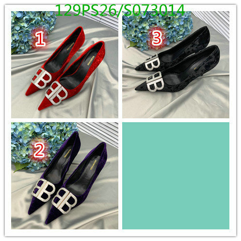 Women Shoes-Balenciaga, Code: S073014,$: 129USD