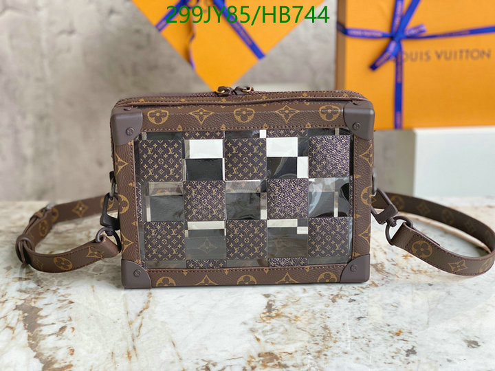 LV Bags-(Mirror)-Petite Malle-,Code: HB744,$: 299USD